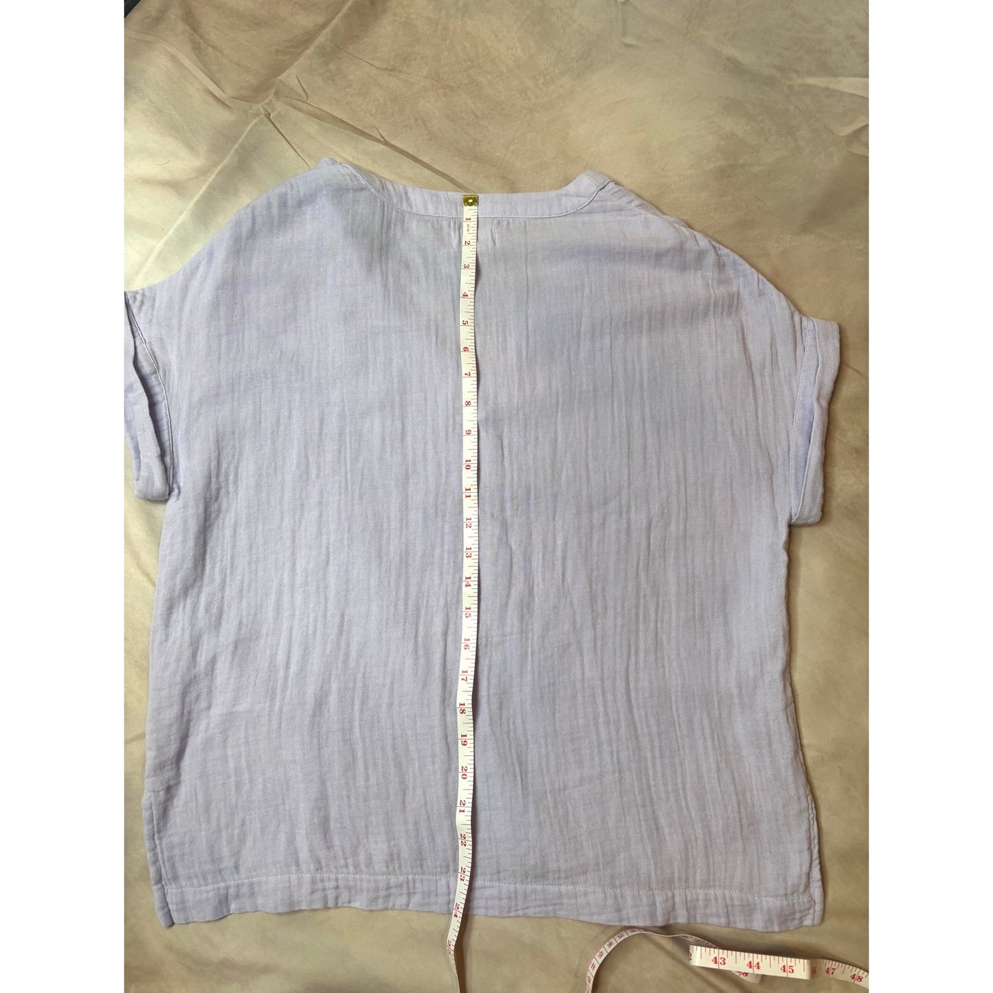 Pact Organic Cotton Gauze Lilac Shirt Size XS/S