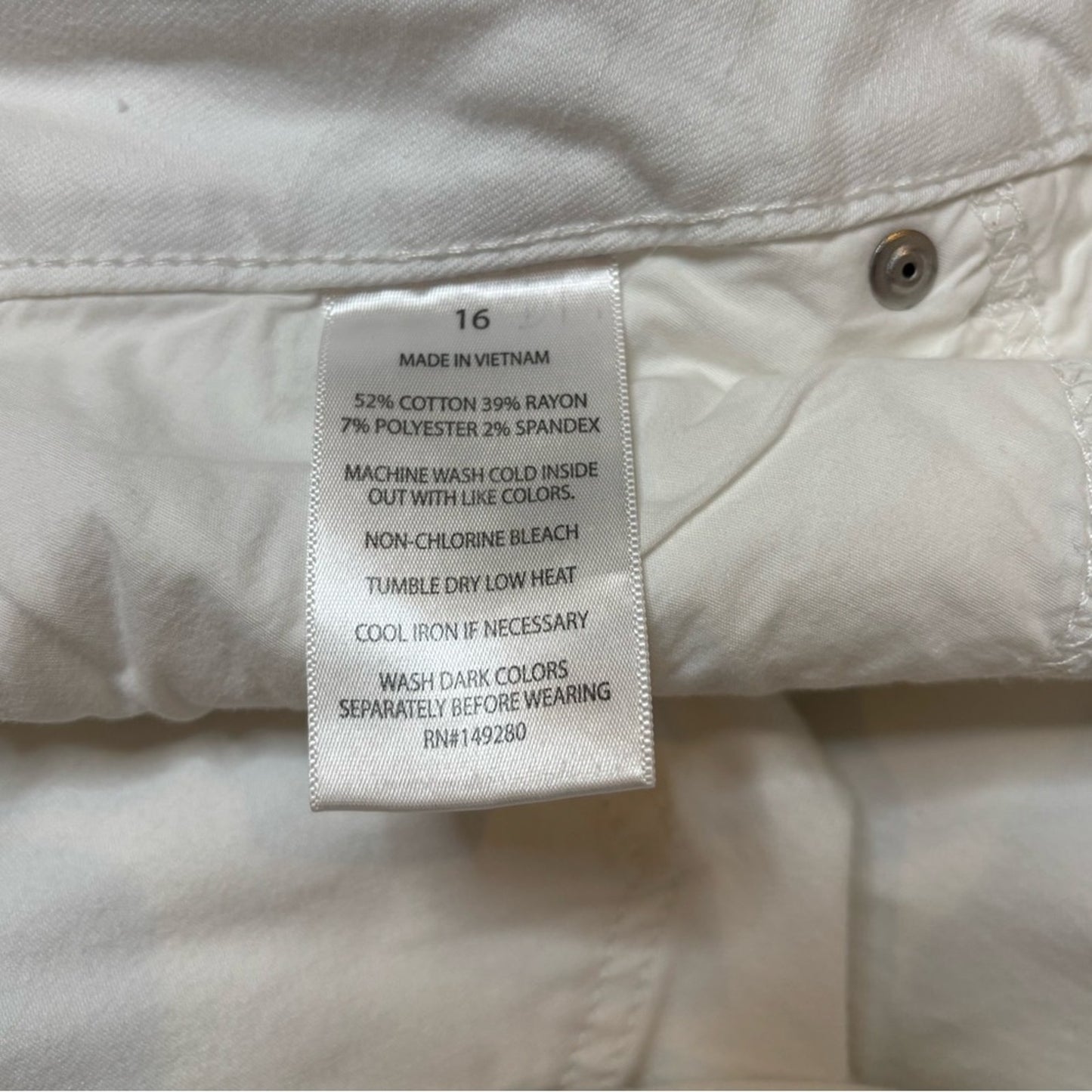Slink White Curvy Jeans 16