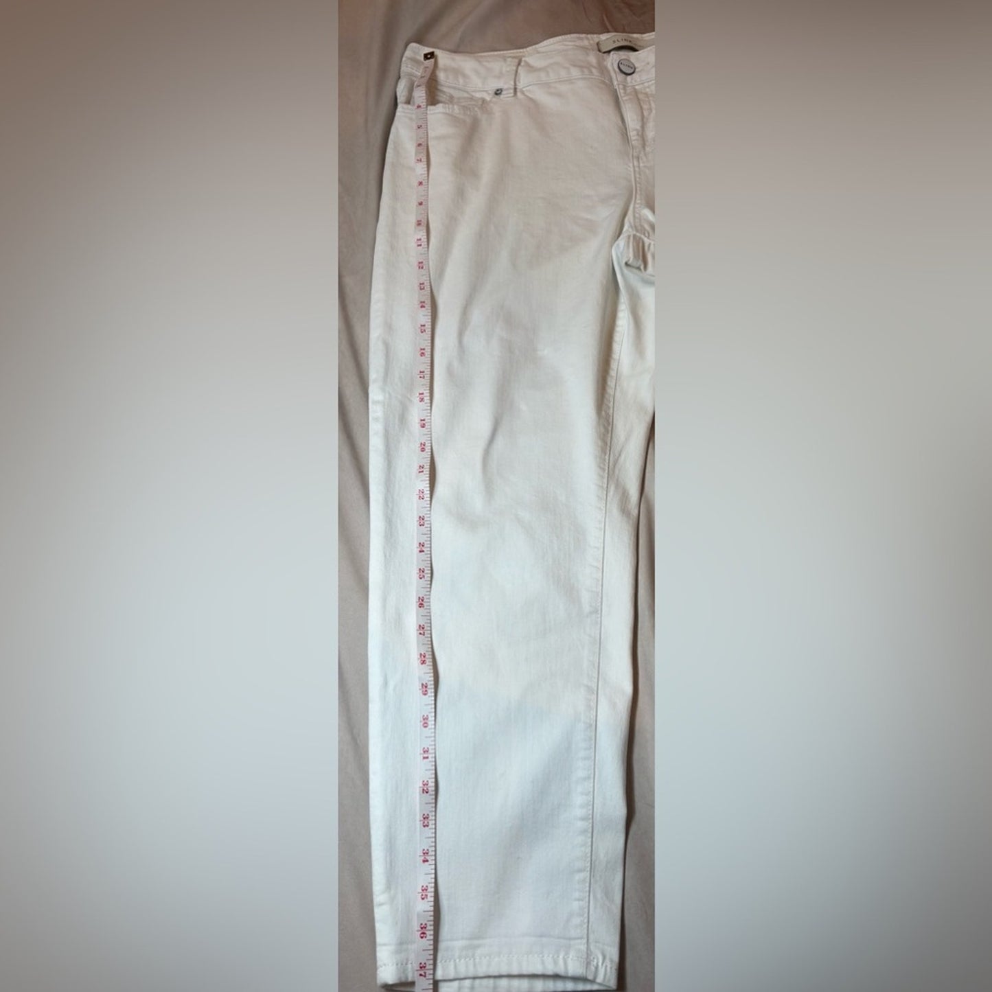 Slink White Curvy Jeans 16