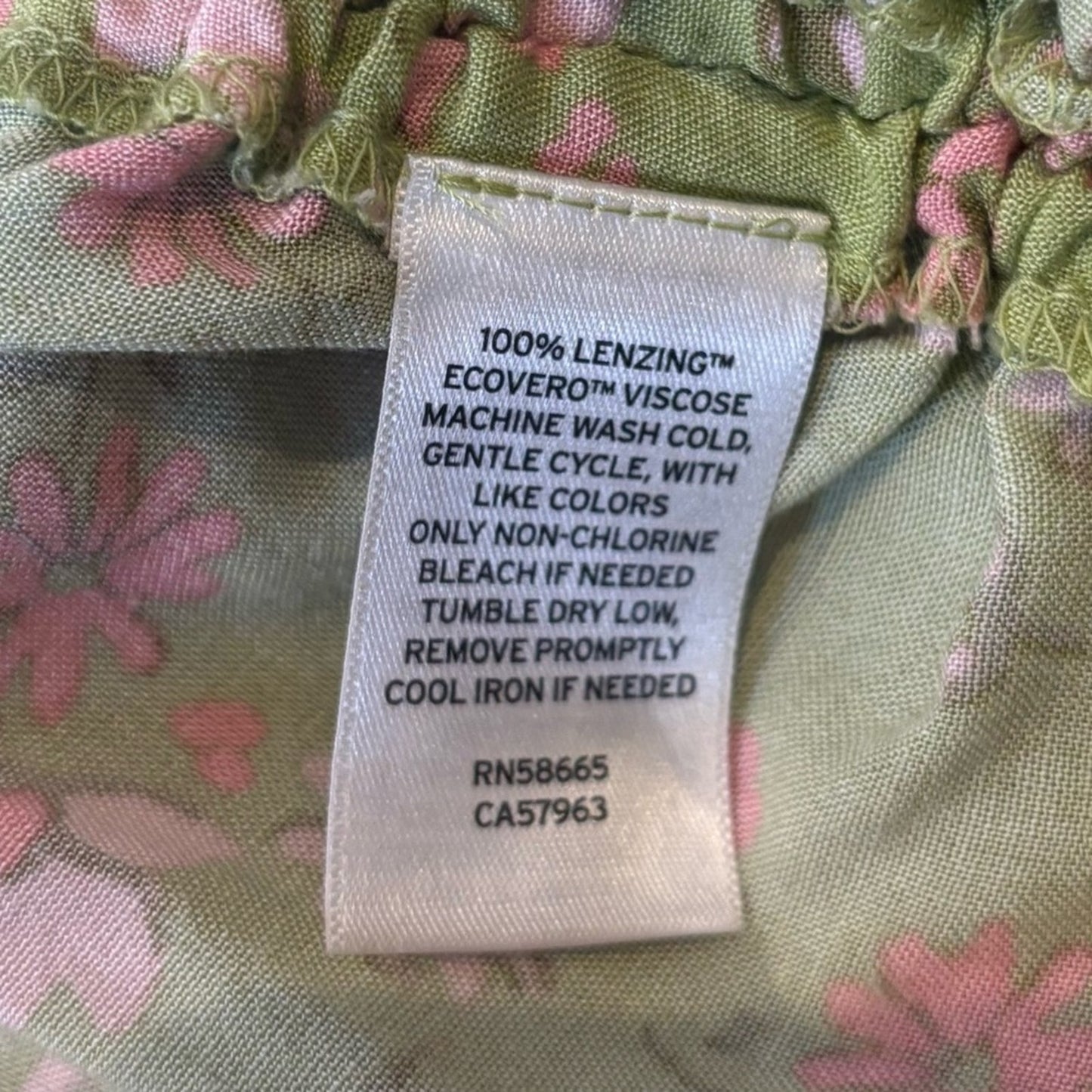 Abound Size Small Green Ruched Tie Front Camisole Top NWOT