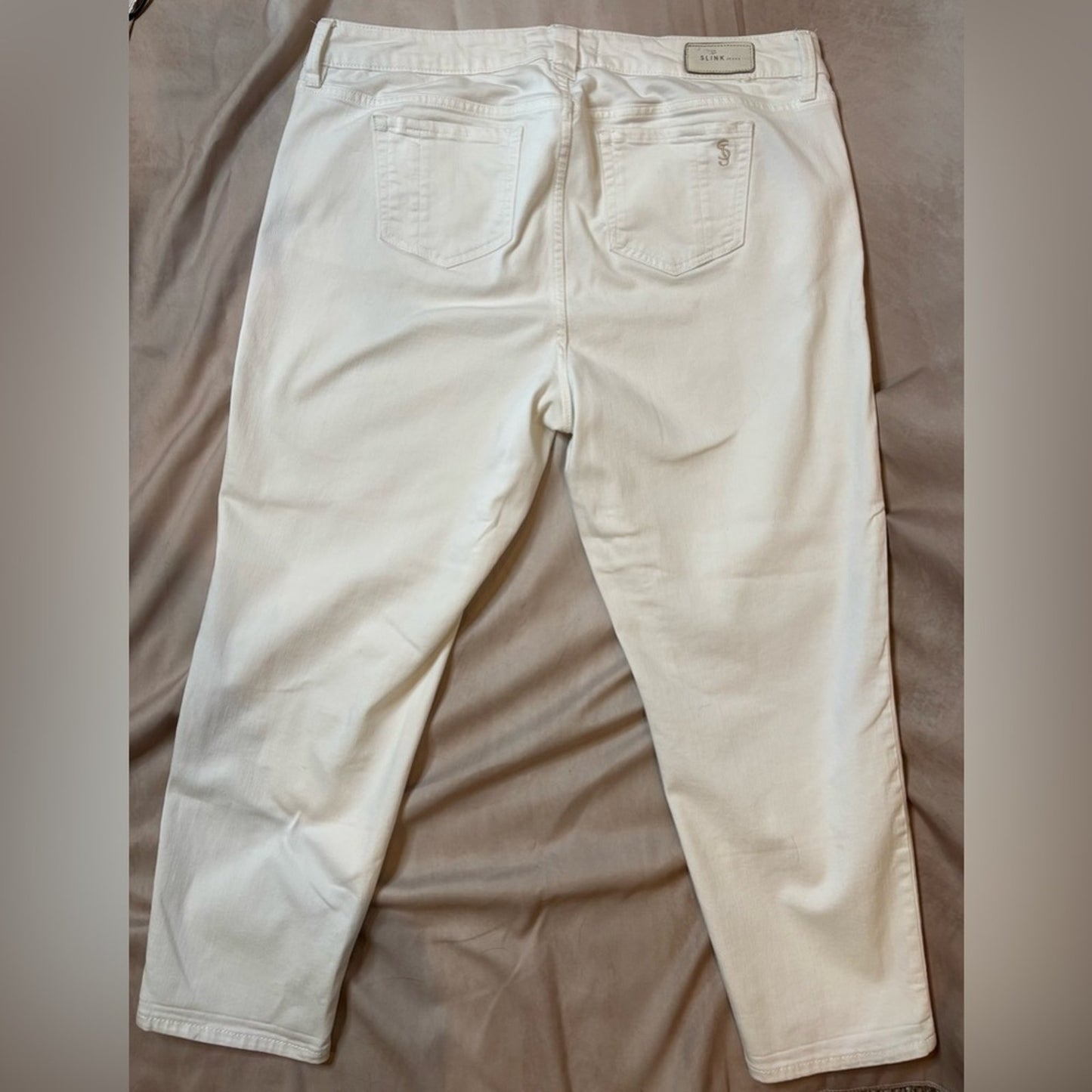 Slink White Curvy Jeans 16