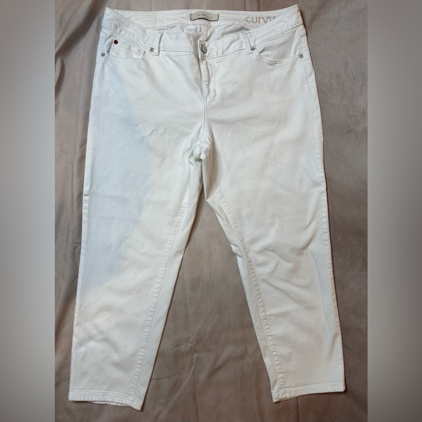 Slink White Curvy Jeans 16