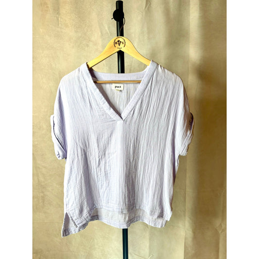 Pact Organic Cotton Gauze Lilac Shirt Size XS/S